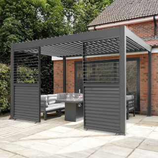 Aluminium Freestanding Pergolas with Panels Image