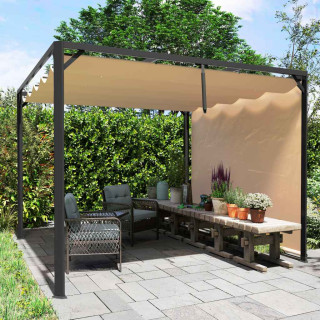 Aluminium Retractable Pergolas with Blinds Image
